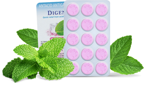 Digene Acidity & Gas Relief Orange Tablet