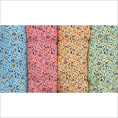 Rayon Geometric Printed Fabric