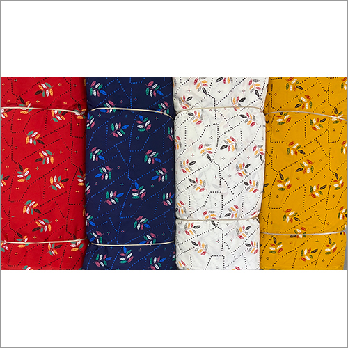 Rayon Floral Printed Kurti Fabric