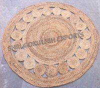 Handmade Fancy Living Room 100% Jute Carpets