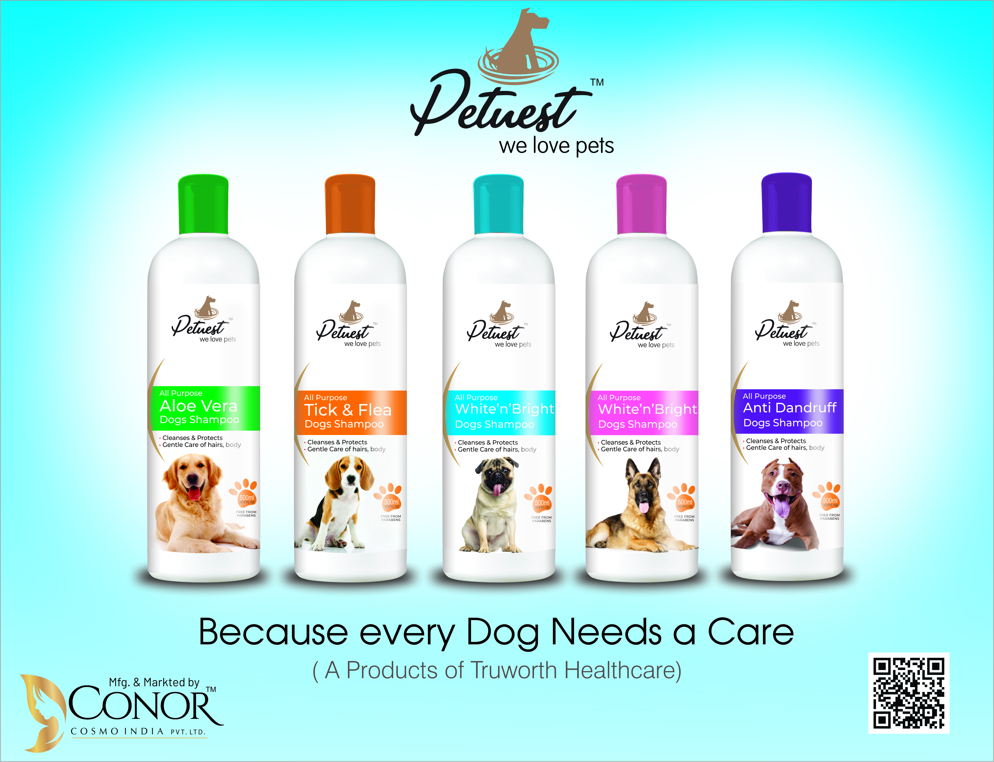 Truworth Petnest Dog Shampoo Long Coat
