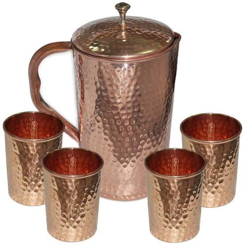 Copper Jugs - Length: 11" Inch (In)