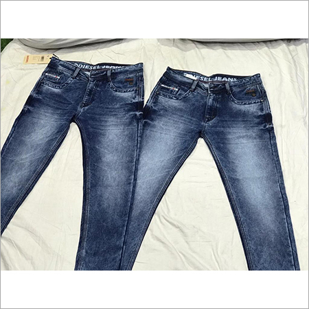 Mens Jeans - Denim, Waist Sizes 28-34, Navy Blue, 500g Fabric Weight, Regular Fit, Summer Style, Straight Cut, Washable, Plain Dyed