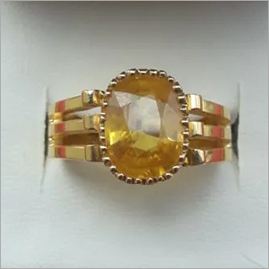 Yellow Sapphire Ring By MAYUR BHAI VASTU CONSULTANT