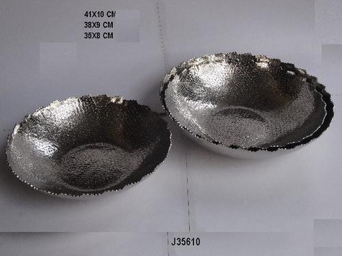 Aluminium Hammered Metal Bowl
