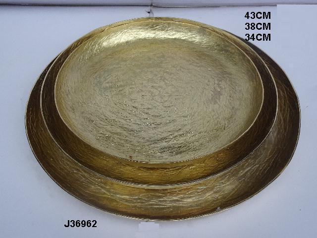 Hammered Metal Tray