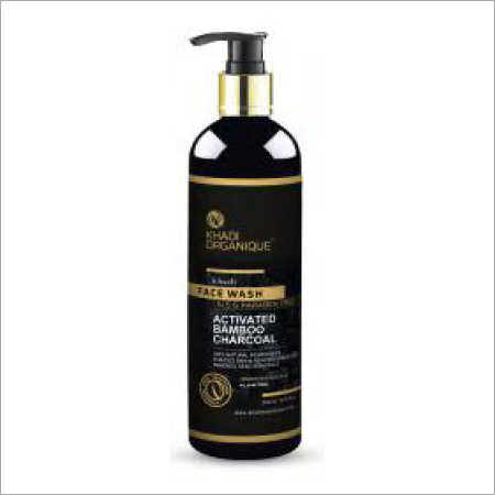 Charcoal Face Wash - Herbal Gel for All Skin Types | Deep Cleansing, Smudge Proof with Glitter Effect, Enhances Skin Breathing