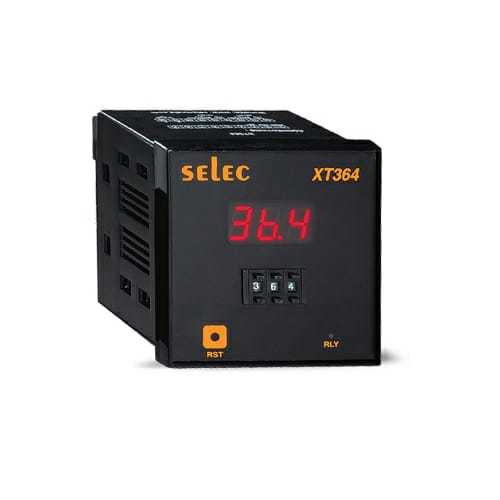 Plastic Selec Xt364-3 Digital Timer With Push Wheel Setting