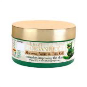 Aloevera, Neem And Tulsi Face Massage Gel - Herbal Gel for All Skin Types | Glitter Effect, Smudge Proof, Light Moisturizer, Soothing After-Shave