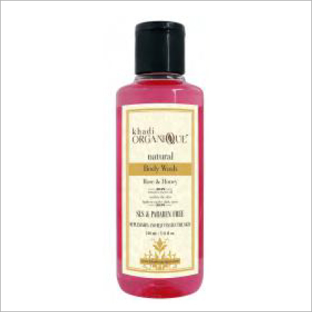 Rose And Honey Body Wash - Herbal Oil Various Sizes | Anti-Bacterial Moisturizing All Skin Types Natural Oils Mild Fragrance