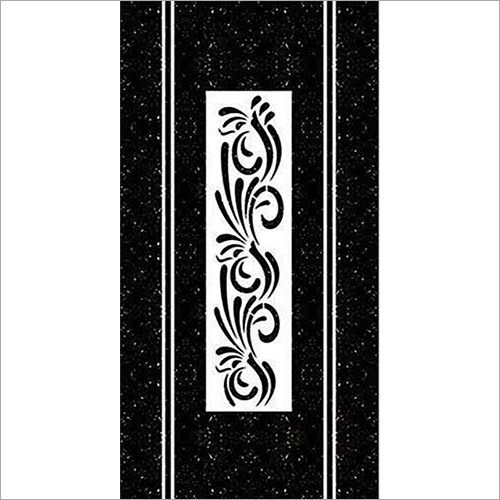 Black And White Digital Door Paper Print