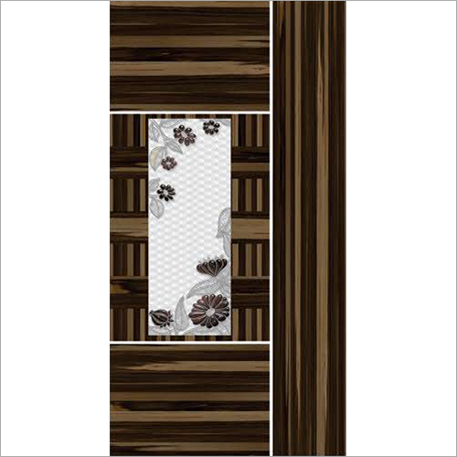 Floral Laminated Door Paper Print