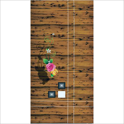 4D Floral Printed Door Skin