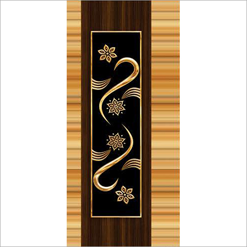 Glossy Floral Print Door Skin