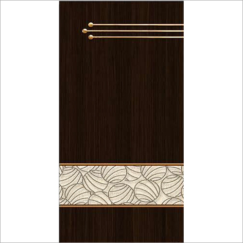 Brown Print Digital Door Paper