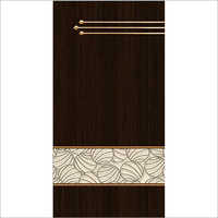 Brown Print Digital Door Paper