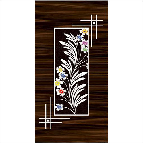 Colorful Floral Door Paper Print