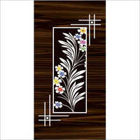 Colorful Floral Door Paper Print