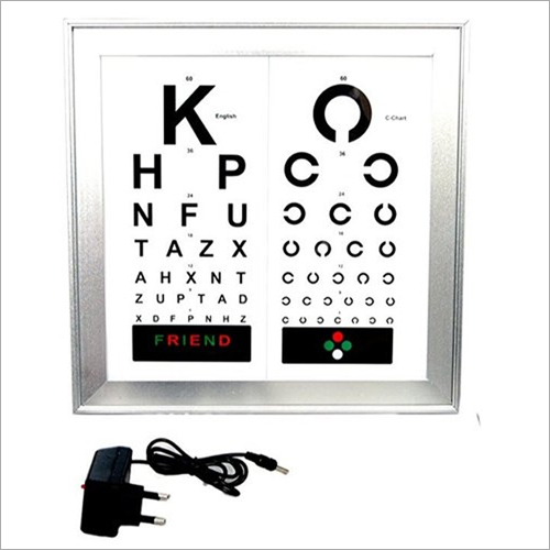 ASF LED Vision Chart 3 Meter 2 Lang.