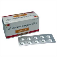 Diclofenac Potassium And Serratiopeptidase Tablets