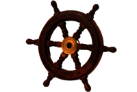 Nautical Wooden Ship Wheel 12 Inch Simple Wooden Ship Wheel For Home Decor, Wall Decor Boat And Ship,