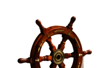 Nautical Wooden Ship Wheel
