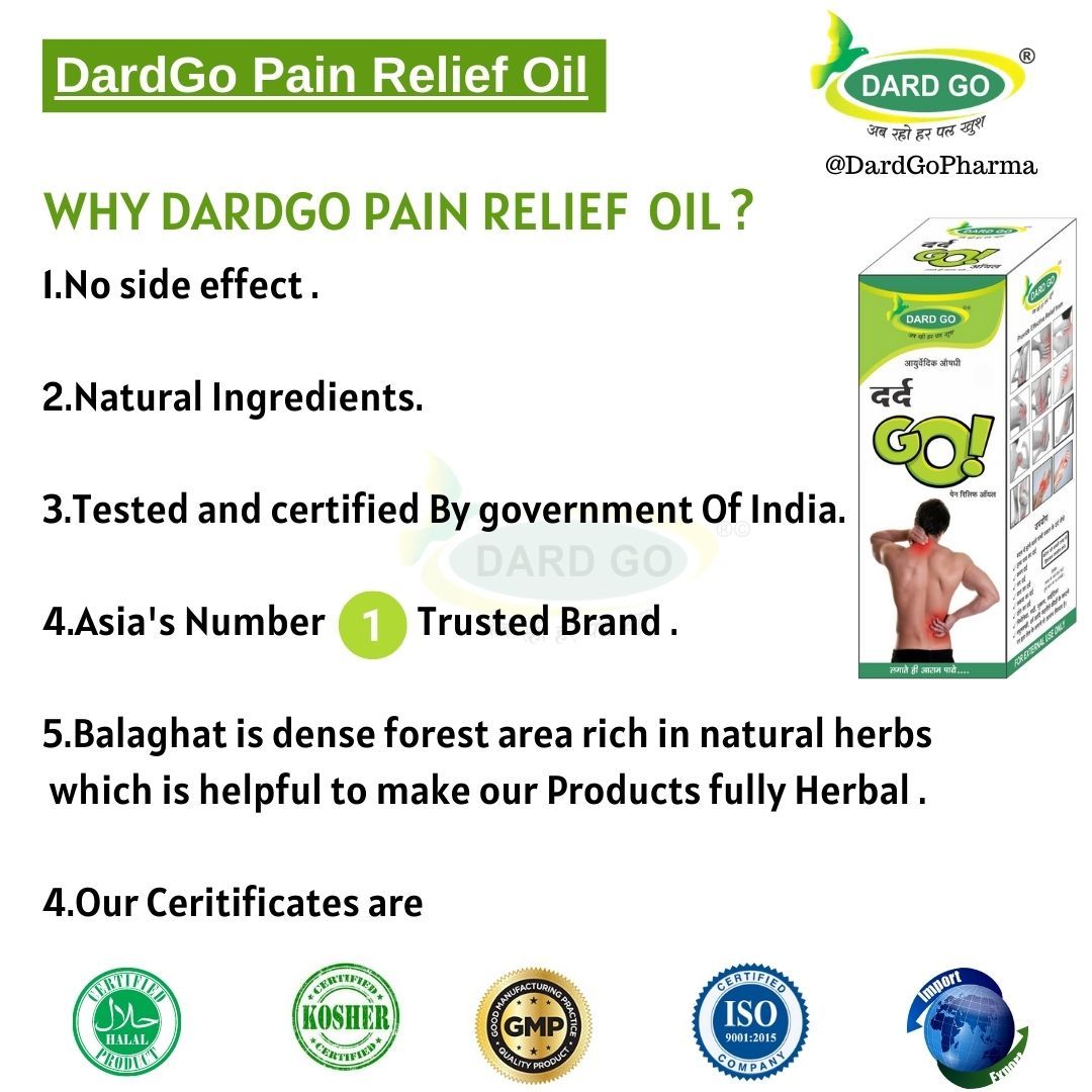 60 ml Dard Go Ayurvedic Pain Relief Oil