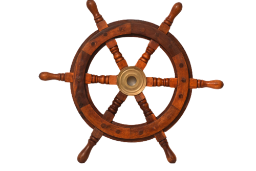 15 Inch Classic Nautical Wooden Ship Wheel