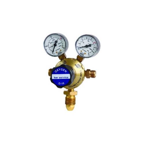 Brass Esab Iox 13B Oxygen Single Stage Regulator, (2 Gauge)