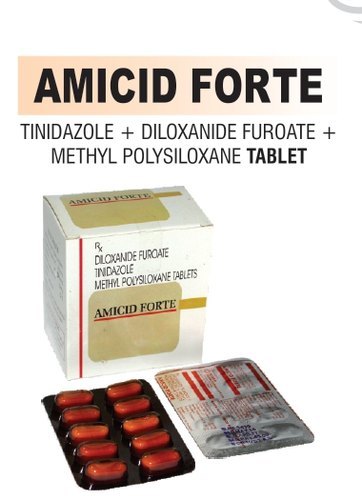 Tinidazole,Diloxanide Mmethyl And Polysiloxane tablet