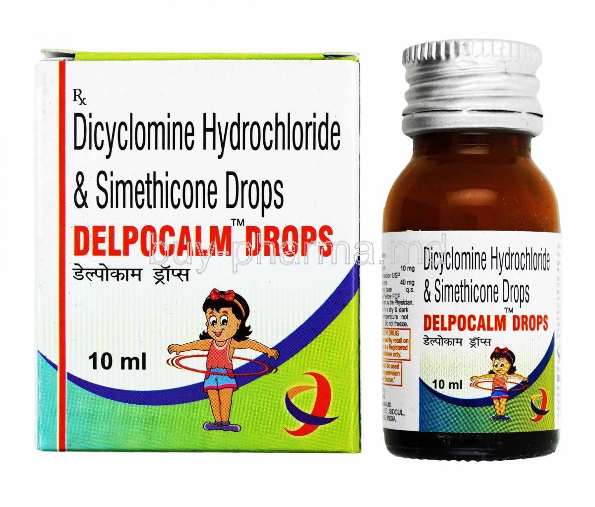 Dicyclomine Hydrochloride And Simethicone Drops