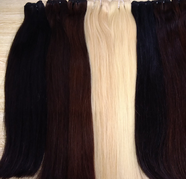 Stunning Colored Indian Human Hair Extensions