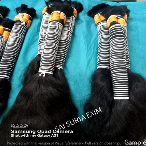 Black Bulk Remy Human Hair Extensions / 100% Virgin Raw Hair !!!!!!