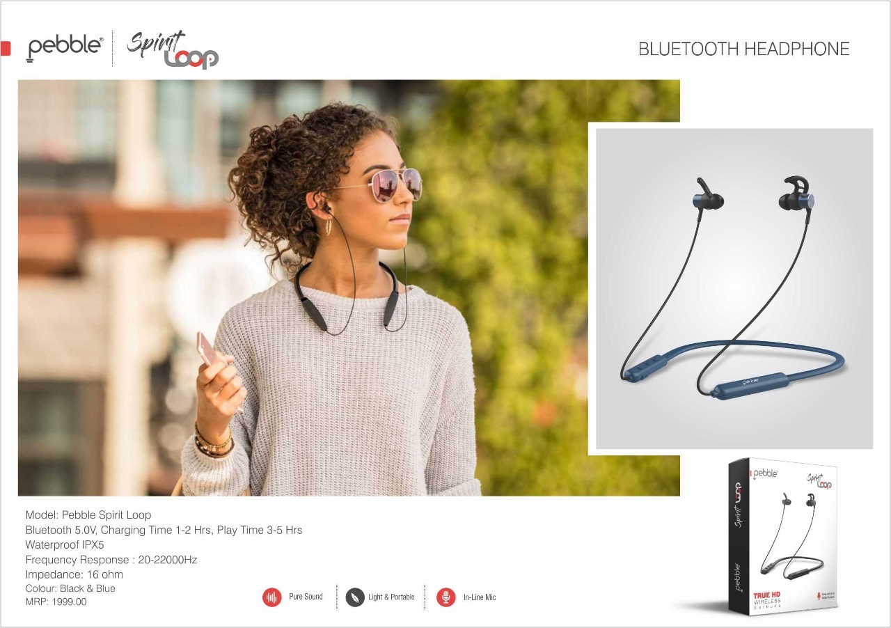 Pebble Spirit Loop Wireless Neckband