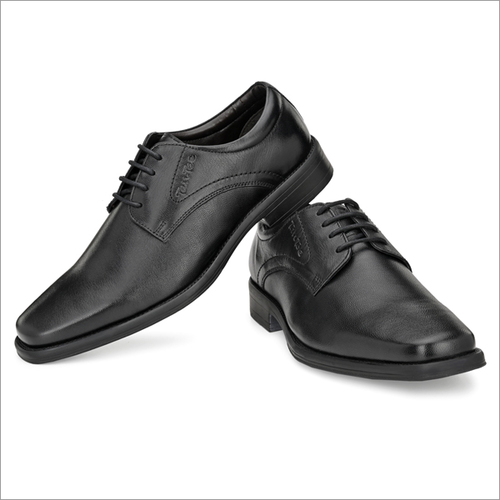 Men Black Genuine Leather Shoes By KAPSONS WORLDWIDE