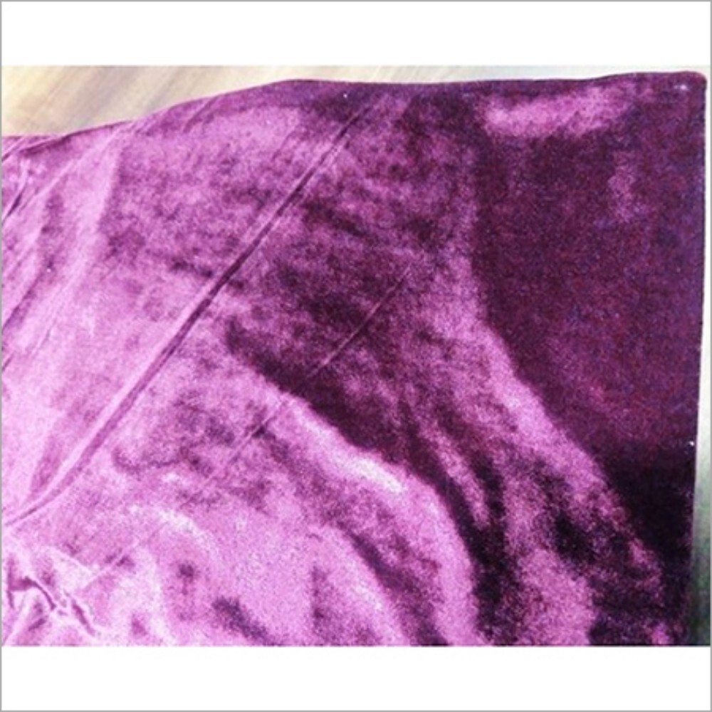 Knitted Polyster Valvet Bright Fabric - Color: Pink