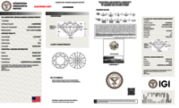 Round Brilliant Cut HPHT 1.20ct Diamond G VS2 IGI Certified Lab Grown TYPE2 445056298
