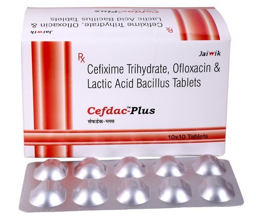 Cefixime Trihydrate Ofloxacin And Lactic Acid