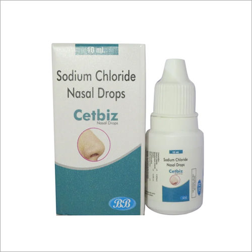 10 Ml Sodium Chloride Nasal Drops General Medicines