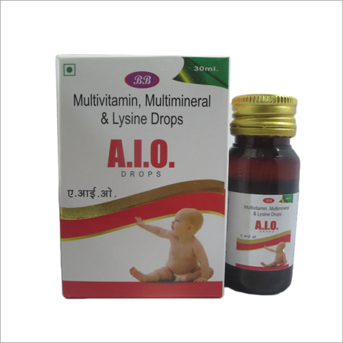 Multivitamin Multimineral And Lysine Drops