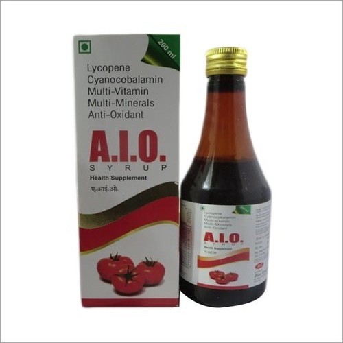 Lycopene Cyanocobalamin Multivitamin Multimineral And Anti-Oxidant Syrup