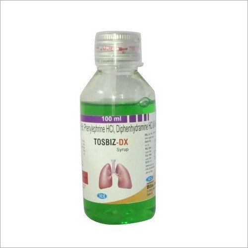 Dextromethorthan HBR, Phenylephrine HCL,Diphenhydramine HCl & Manthol Syrup