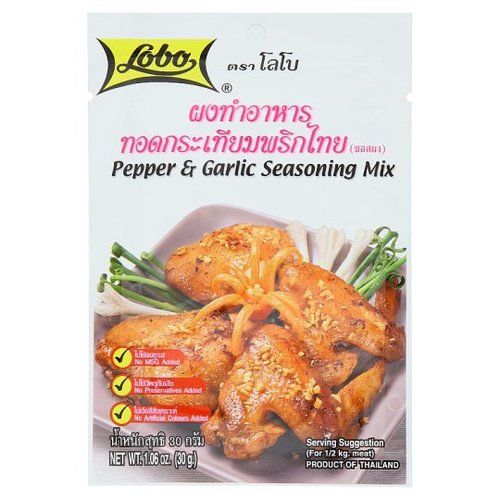 Lobo Sauce, Cooking Powder, Garlic, Pepper, 30g