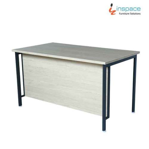Oak Nottingham And Anthracite Grey Shade Office Table - Land