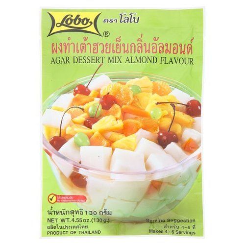 White 130g Lobo Cold Tofu Powder With Almond Flavor