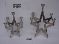 Rough Finish Candle Holder Christmas Decoration