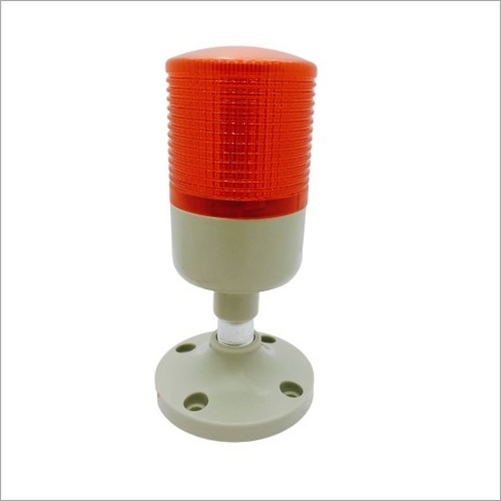 Red 1 Tier Led Tower Light With Buzzer 230V