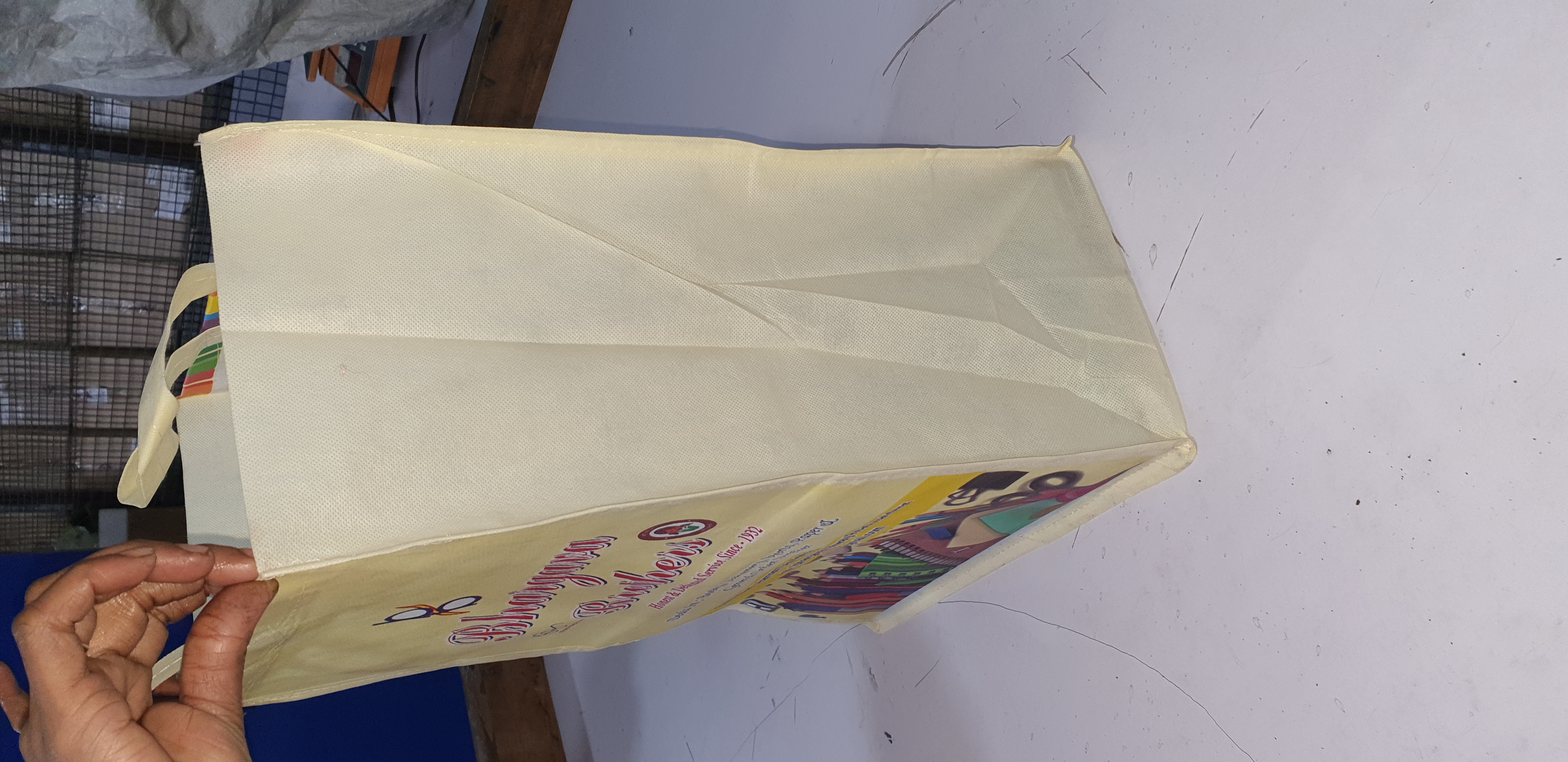 Stitched Printed Handle Carry Bags