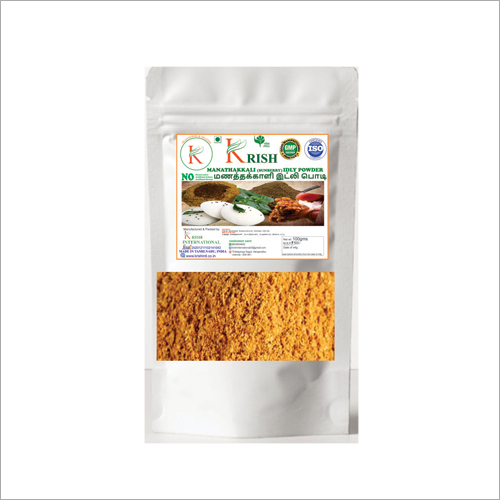 Manathakali Idly Powder Grade: Food