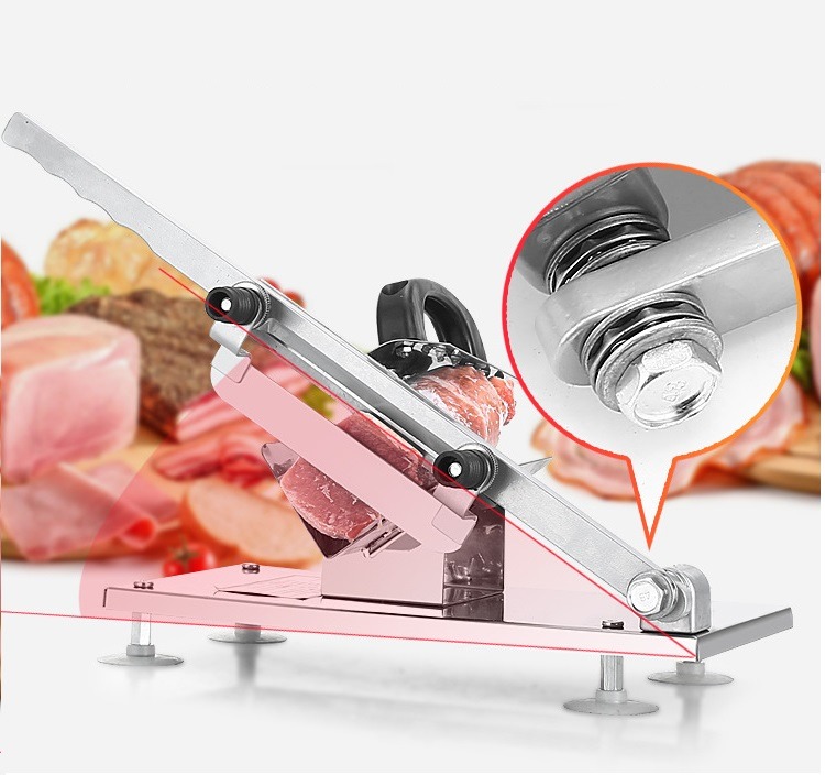 Household Manual Lamb Slicer Frozen Meat Cutting Machine Beef Vegetable Mutton Rolls Cutter
